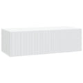 Wandmontierter TV-Schrank Weiß 98 x 41 x 30 cm Holzwerkstoff