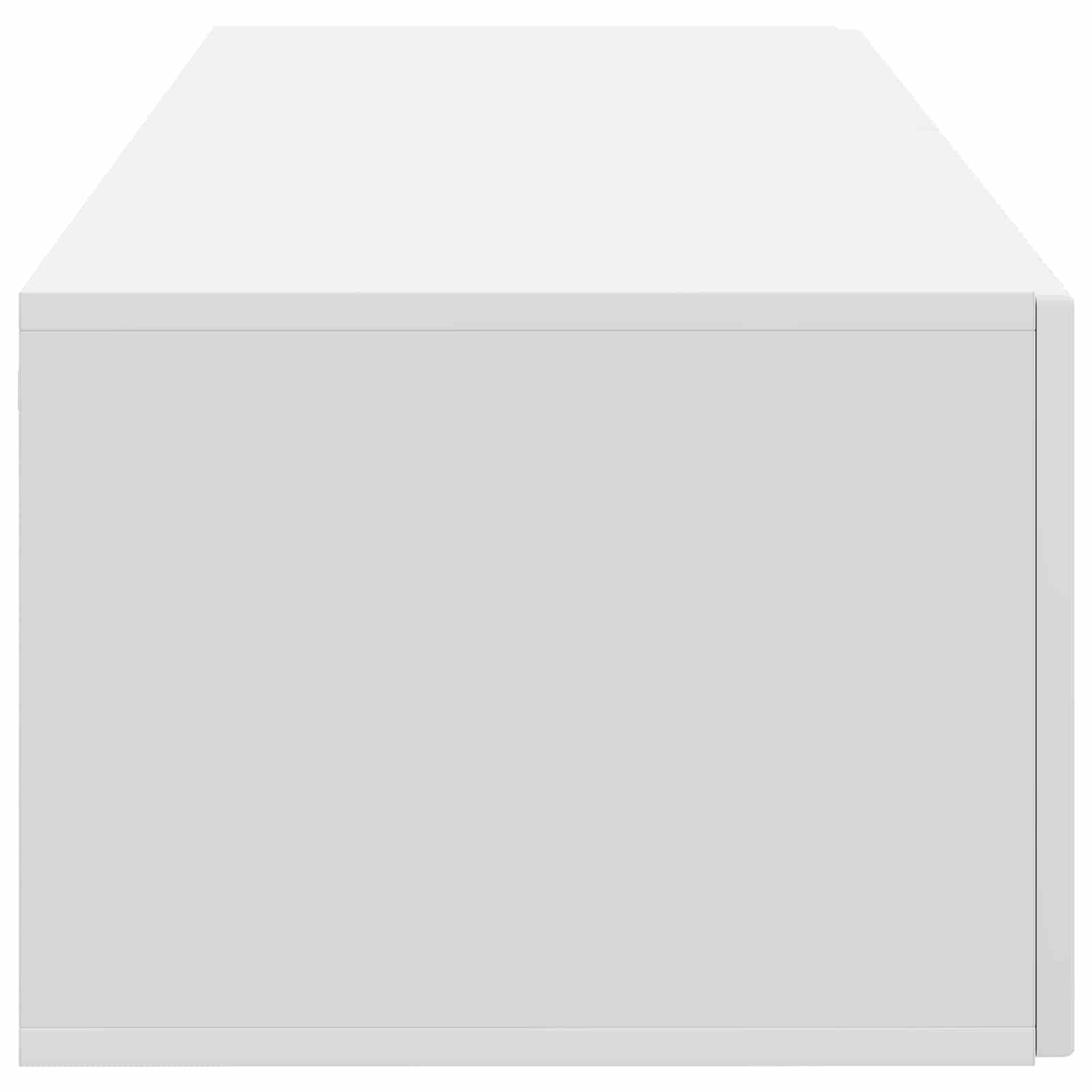 Wandmontierter TV-Schrank Weiß 98 x 41 x 30 cm Holzwerkstoff