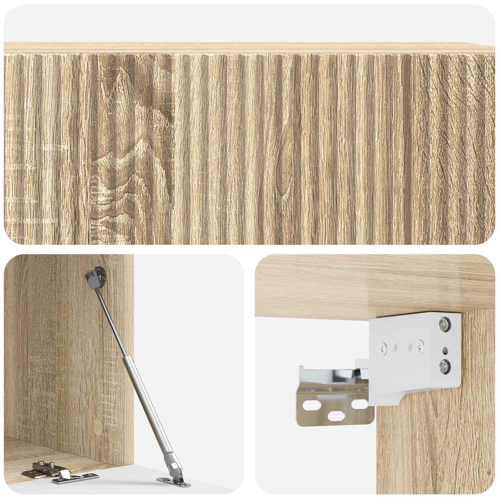 Wandmontierter TV-Schrank Sonoma-Eiche 98 x 41 x 30 cm
