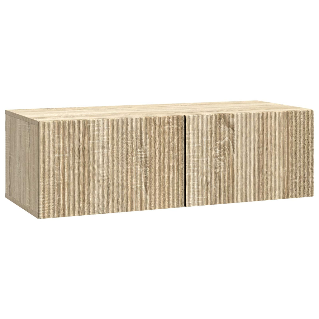 Wandmontierter TV-Schrank Sonoma-Eiche 98 x 41 x 30 cm
