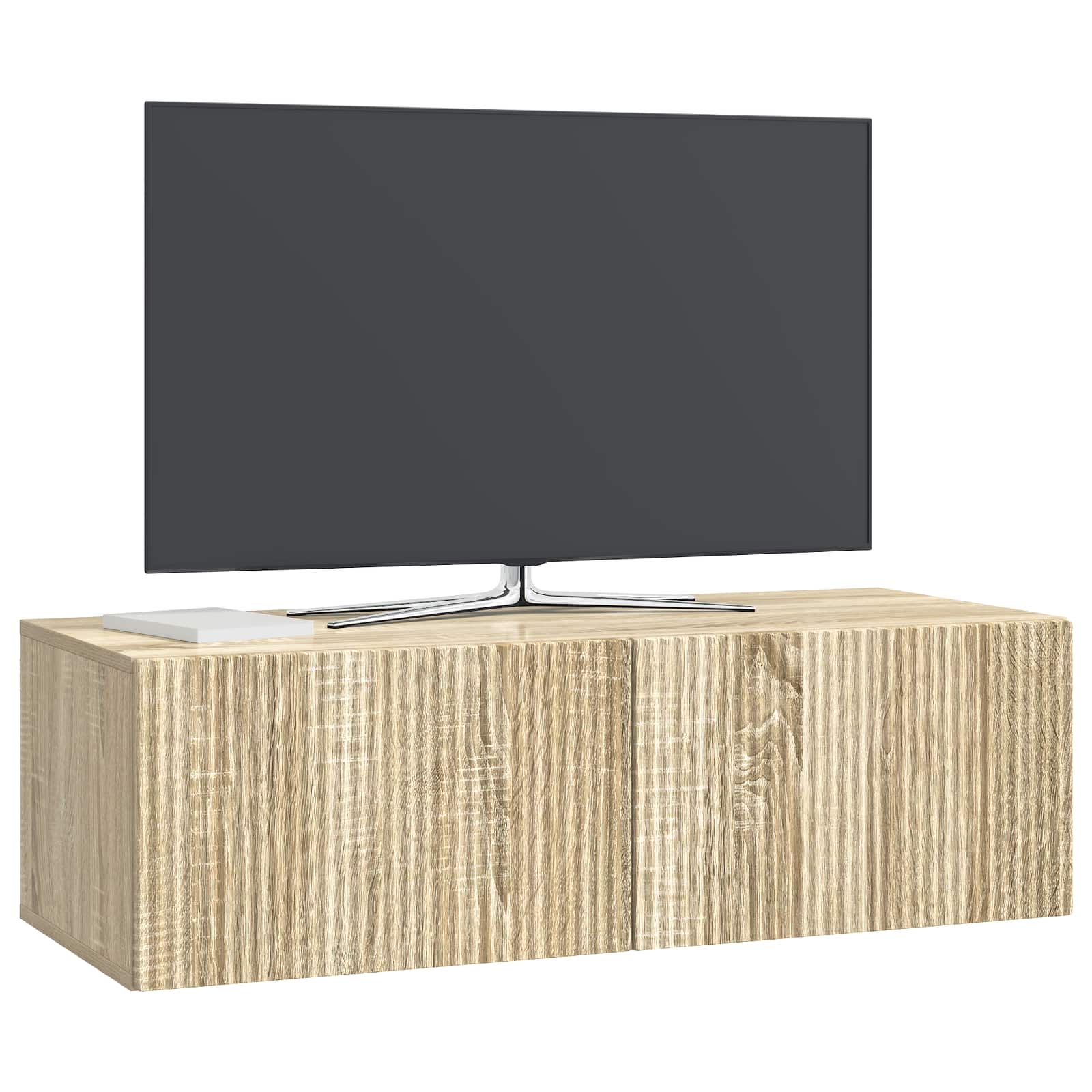 Wandmontierter TV-Schrank Sonoma-Eiche 98 x 41 x 30 cm