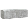 Wandmontierter TV-Schrank Betongrau 98 x 41 x 30 cm