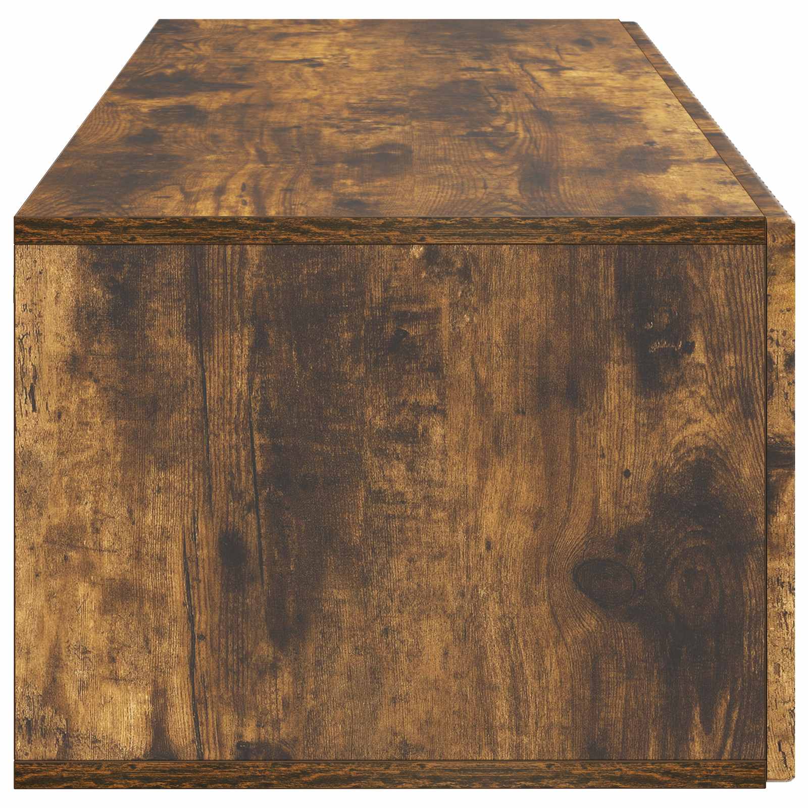 Wandmontierter TV-Schrank Geräucherte Eiche 98 x 41 x 30 cm