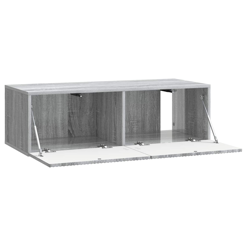 Wandmontierter TV-Schrank Graues Sonoma 98 x 41 x 30 cm