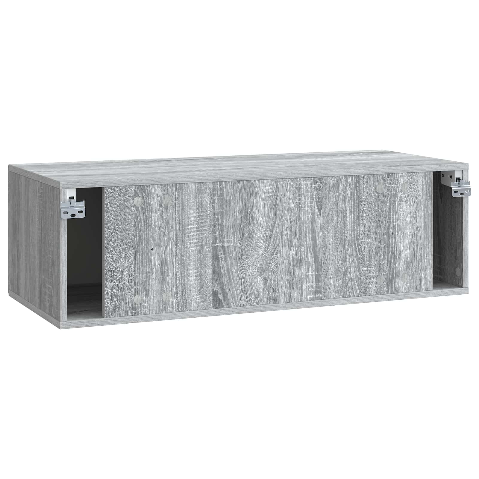 Wandmontierter TV-Schrank Graues Sonoma 98 x 41 x 30 cm