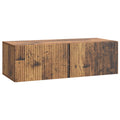 Wandmontierter TV-Schrank Altholz 98 x 41 x 30 cm Holzwerkstoff