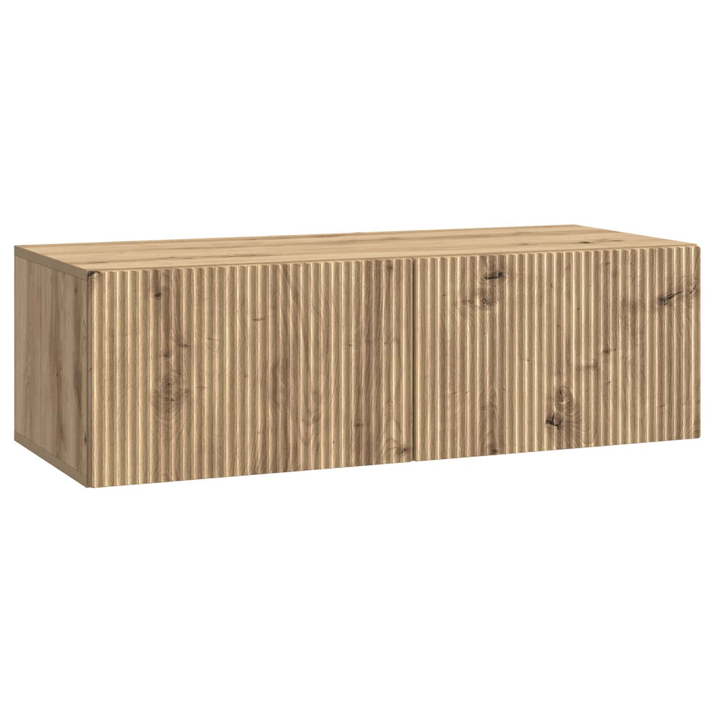 Wandmontierter TV-Schrank Artisan-Eiche 98 x 41 x 30 cm