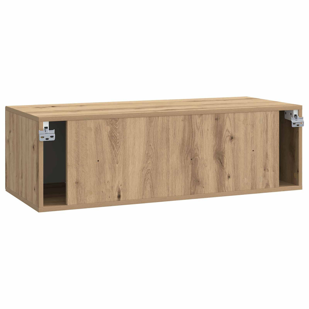Wandmontierter TV-Schrank Artisan-Eiche 98 x 41 x 30 cm