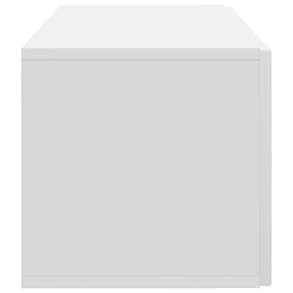 Wandmontierter TV-Schrank Weiß 59,5 x 31 x 30 cm Holzwerkstoff