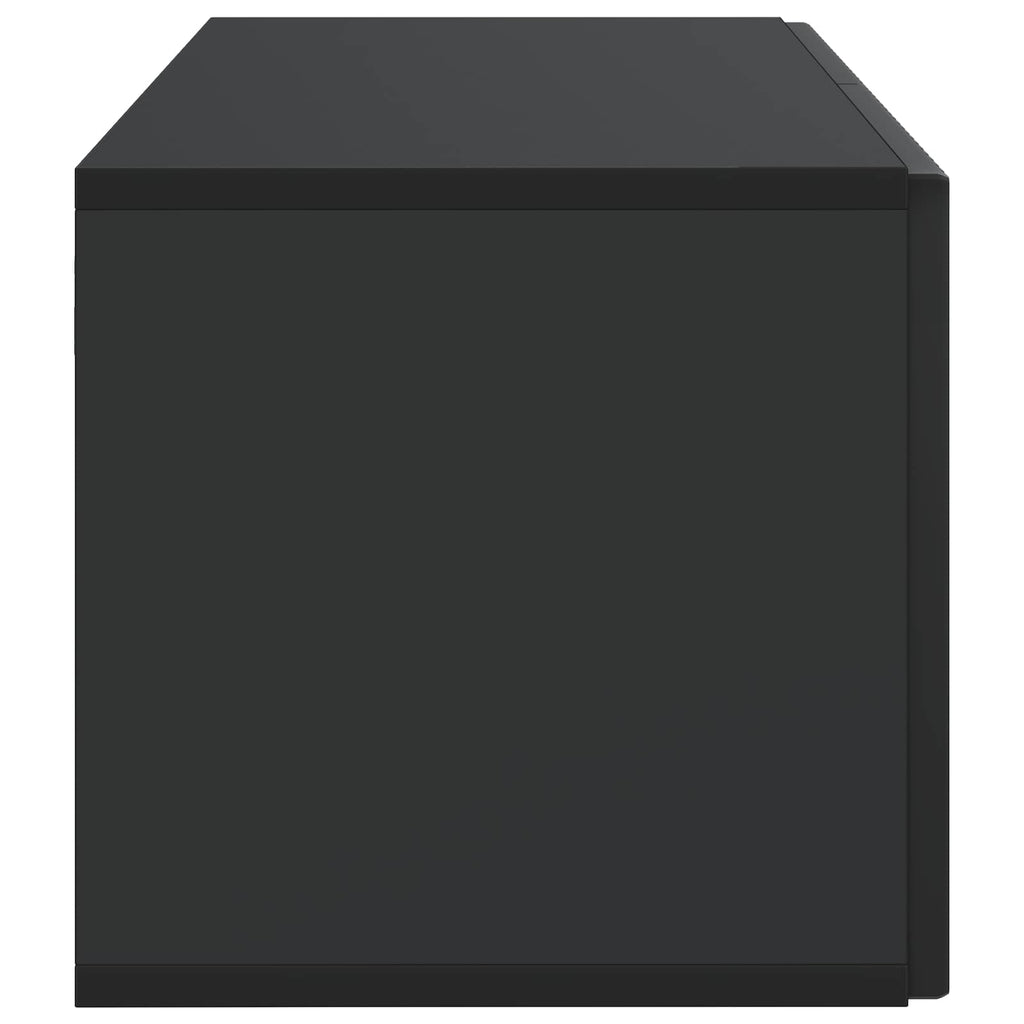 Wandmontierter TV-Schrank Schwarz 59,5 x 31 x 30 cm