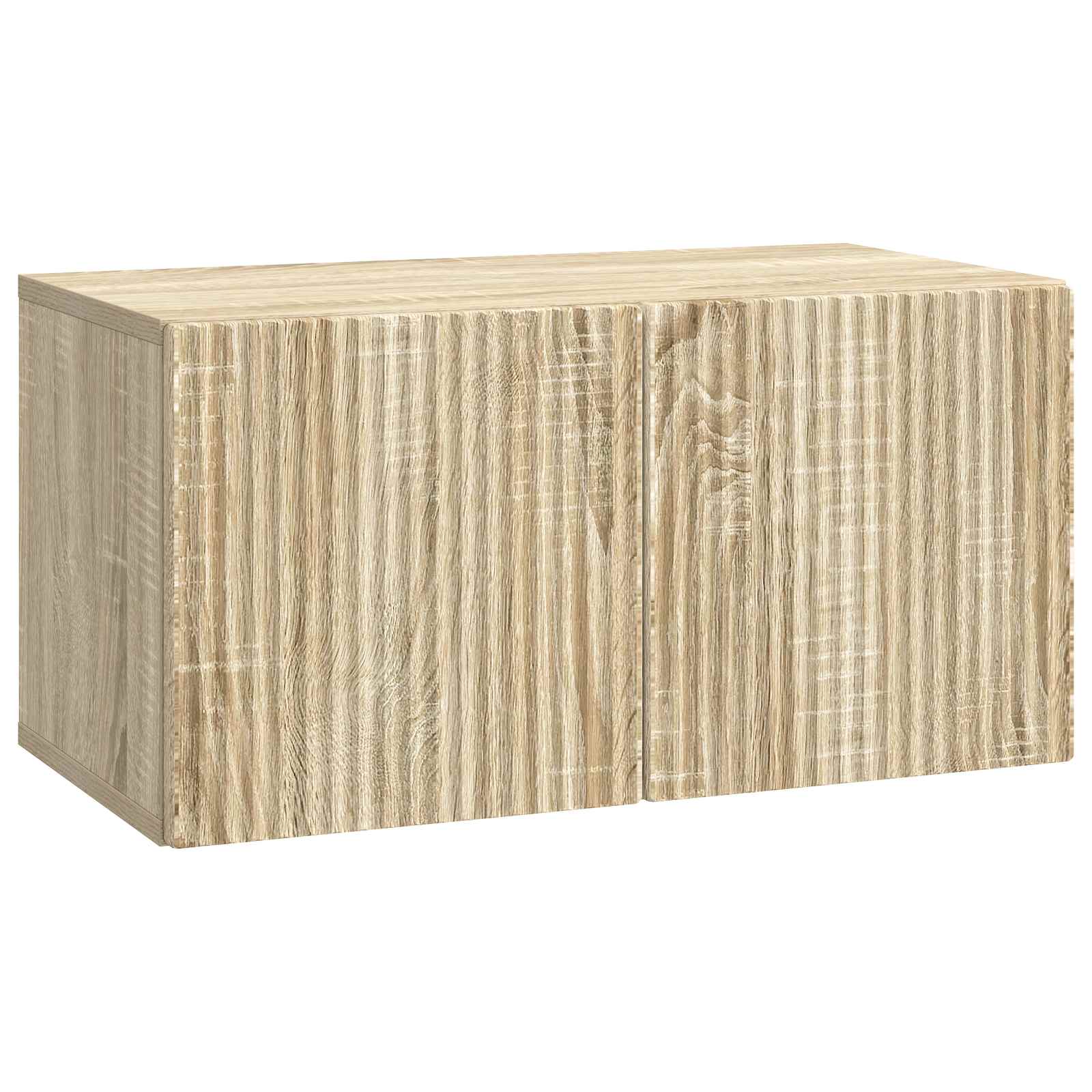 Wandmontierter TV-Schrank Sonoma-Eiche 59,5 x 31 x 30 cm