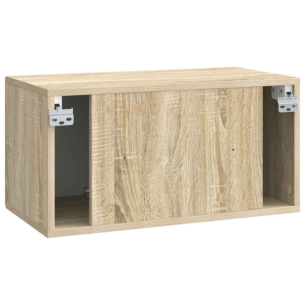 Wandmontierter TV-Schrank Sonoma-Eiche 59,5 x 31 x 30 cm