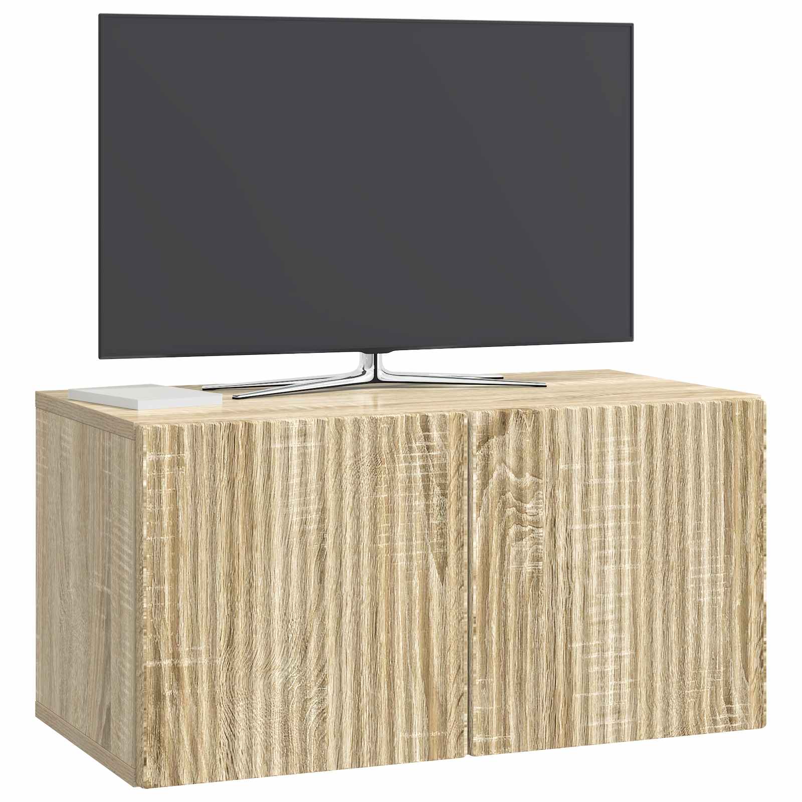 Wandmontierter TV-Schrank Sonoma-Eiche 59,5 x 31 x 30 cm