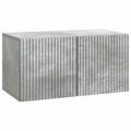 Wandmontierter TV-Schrank Betongrau 59,5 x 31 x 30 cm
