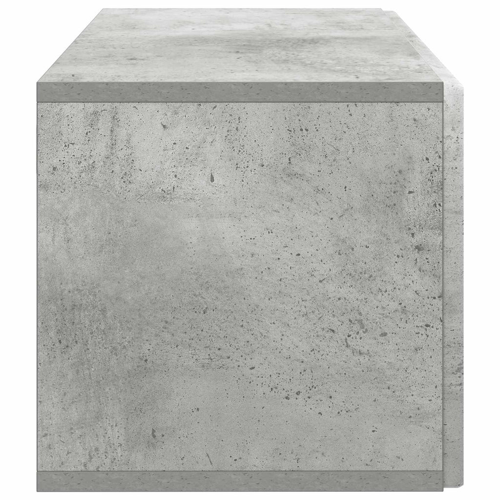 Wandmontierter TV-Schrank Betongrau 59,5 x 31 x 30 cm