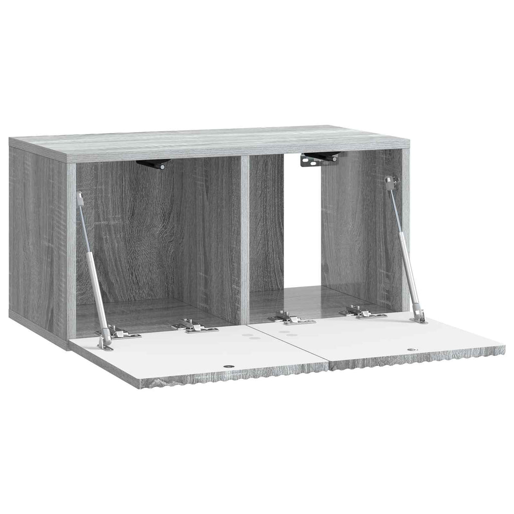Wandmontierter TV-Schrank Graues Sonoma 59,5 x 31 x 30 cm