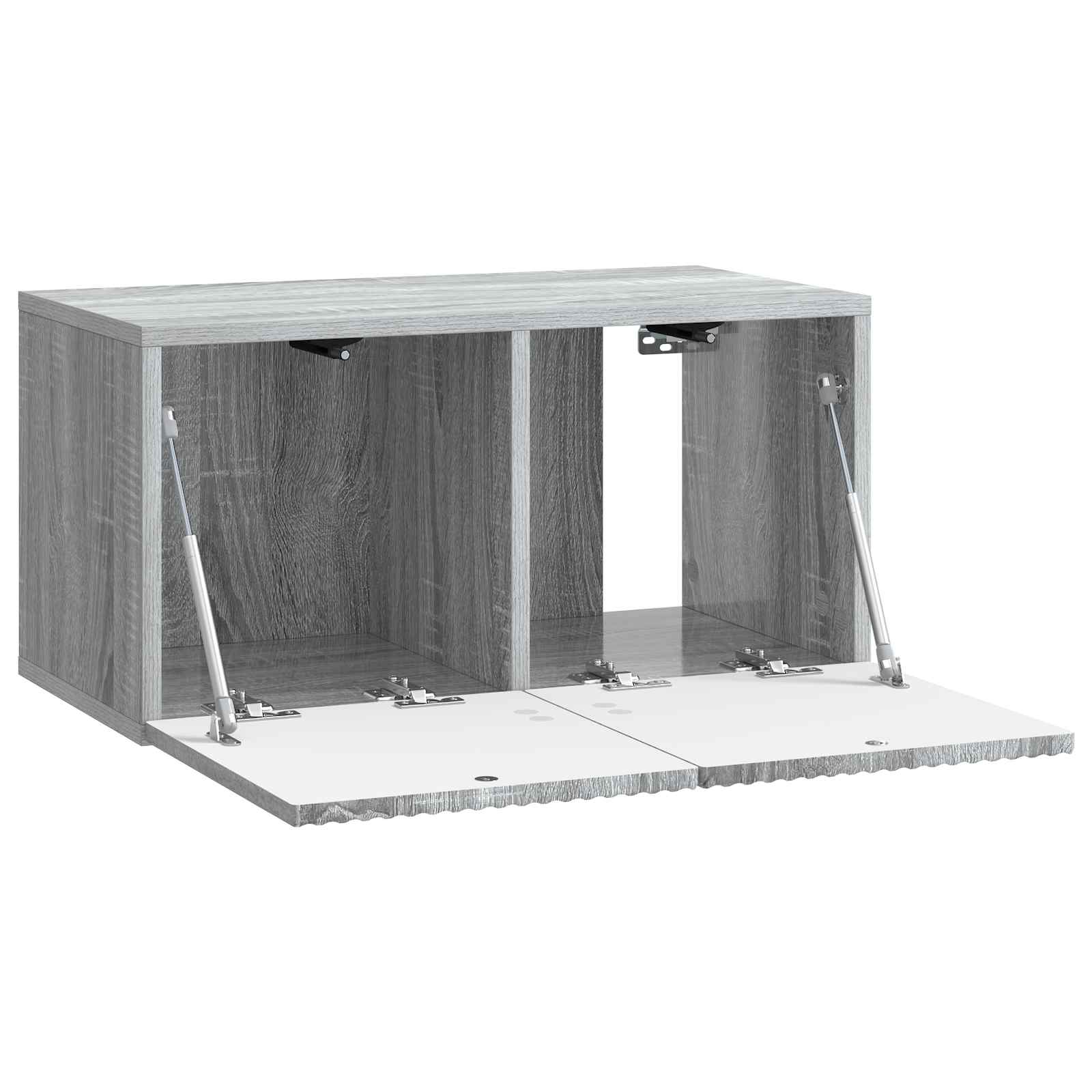 Wandmontierter TV-Schrank Graues Sonoma 59,5 x 31 x 30 cm