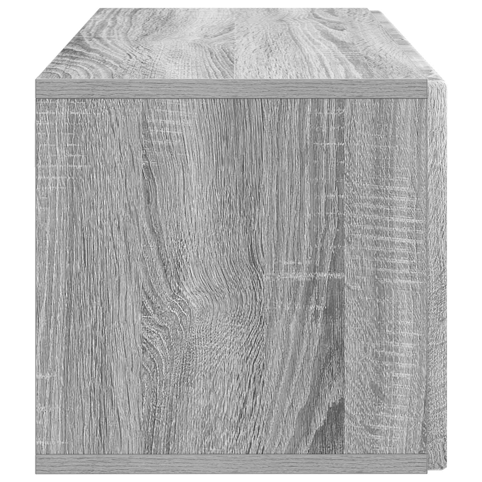 Wandmontierter TV-Schrank Graues Sonoma 59,5 x 31 x 30 cm