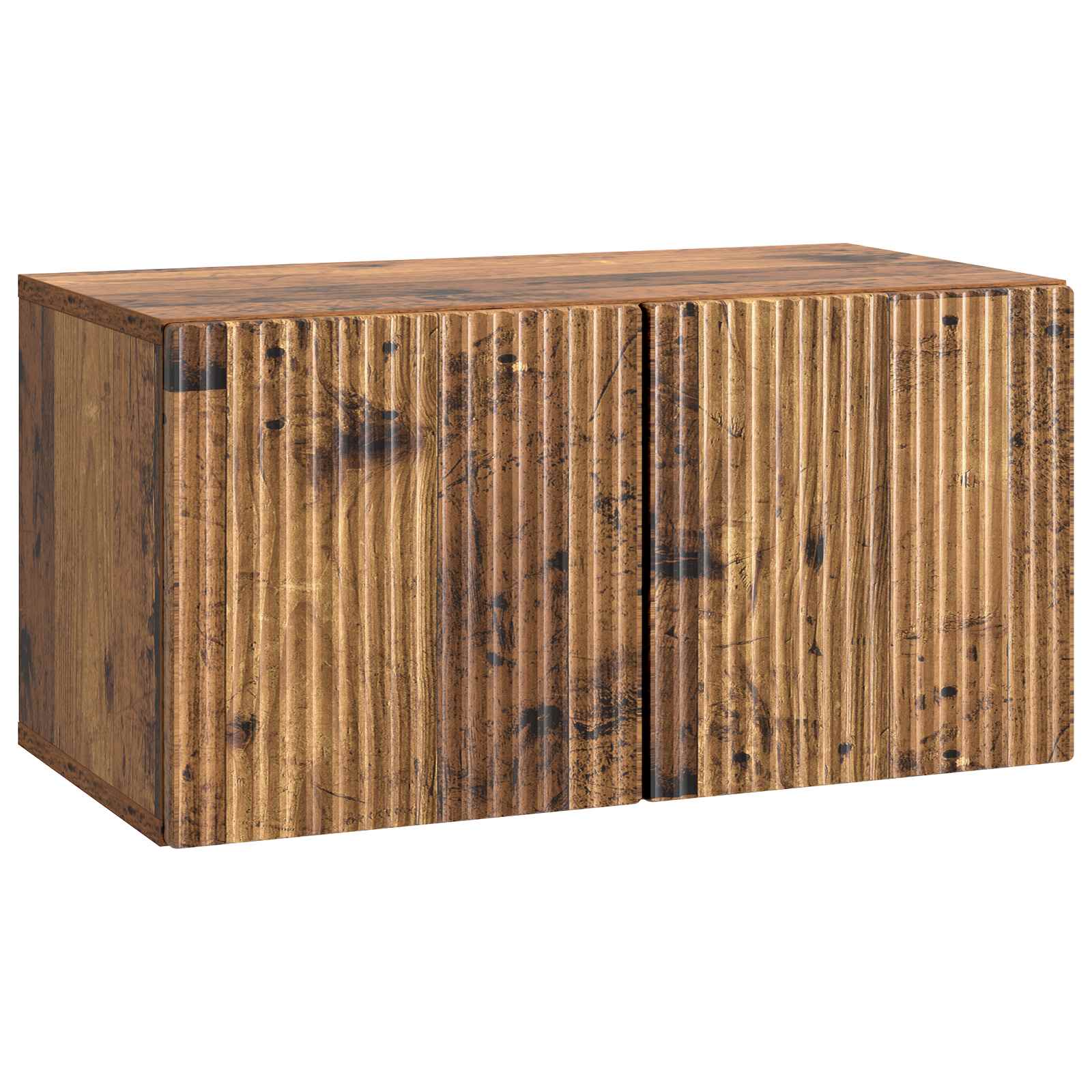 Wandmontierter TV-Schrank Altholz 59,5 x 31 x 30 cm
