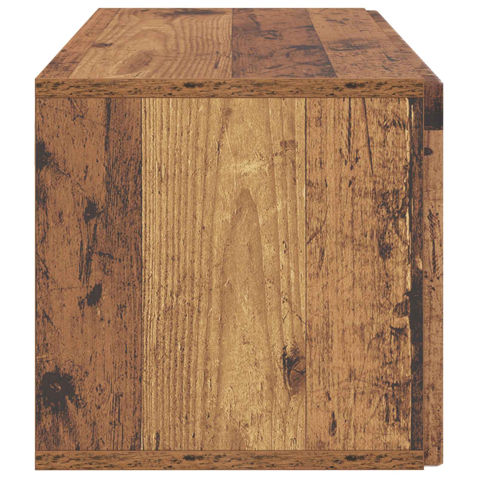 Wandmontierter TV-Schrank Altholz 59,5 x 31 x 30 cm