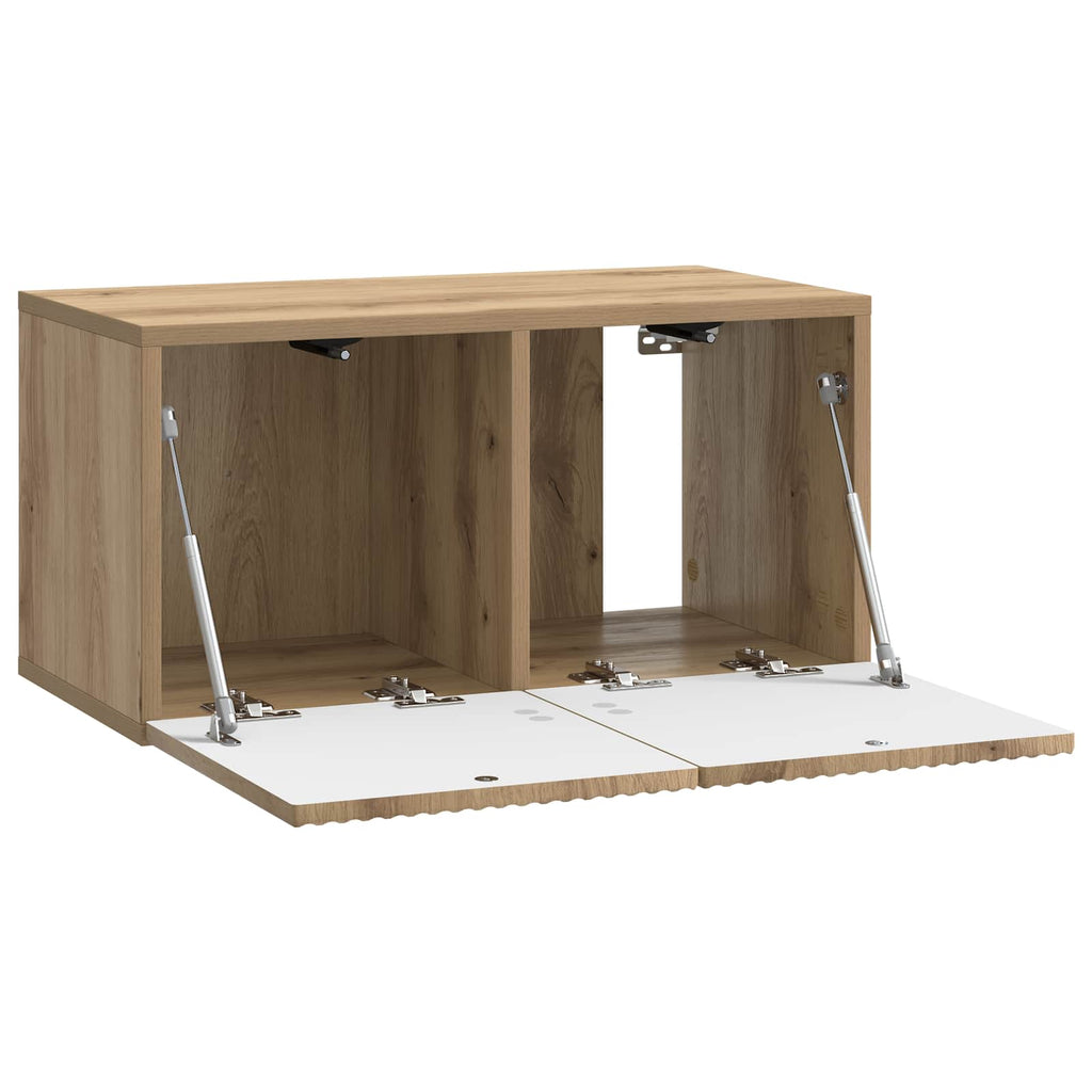 Wandmontierter TV-Schrank Artisan-Eiche 59,5 x 31 x 30 cm