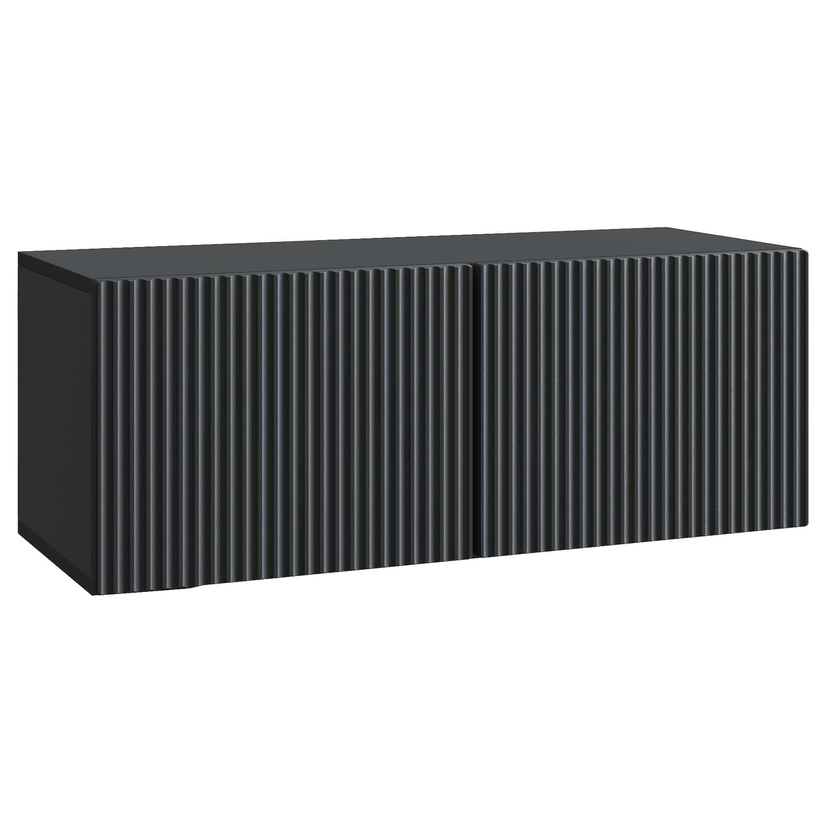 Wandmontierter TV-Schrank Schwarz 78,5 x 31 x 30 cm