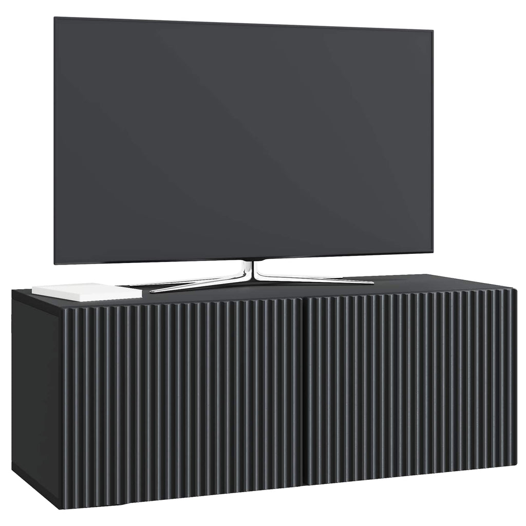 Wandmontierter TV-Schrank Schwarz 78,5 x 31 x 30 cm