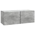Wandmontierter TV-Schrank Betongrau 78,5 x 31 x 30 cm
