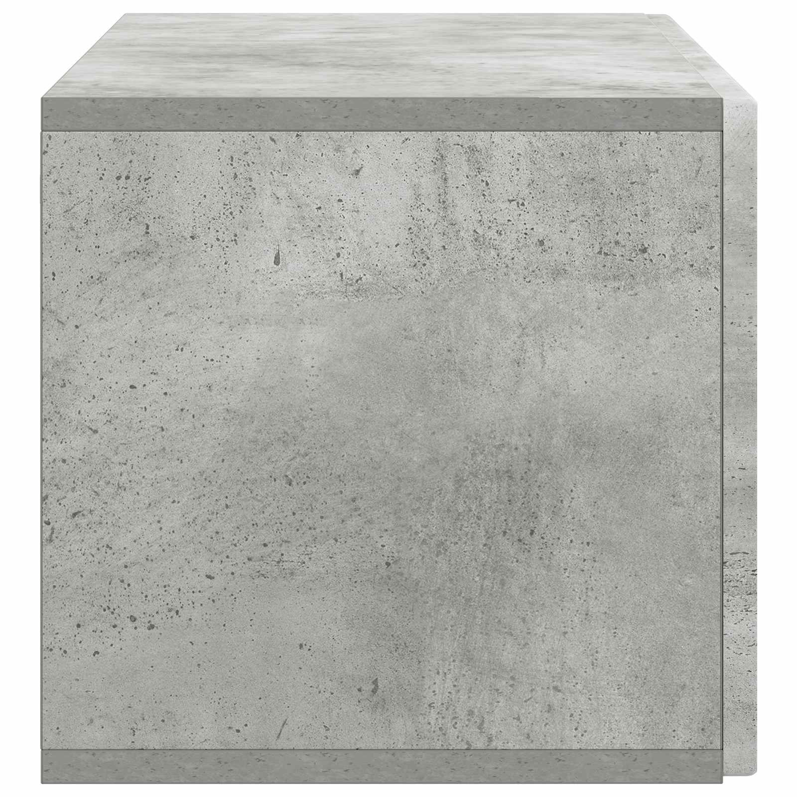 Wandmontierter TV-Schrank Betongrau 78,5 x 31 x 30 cm