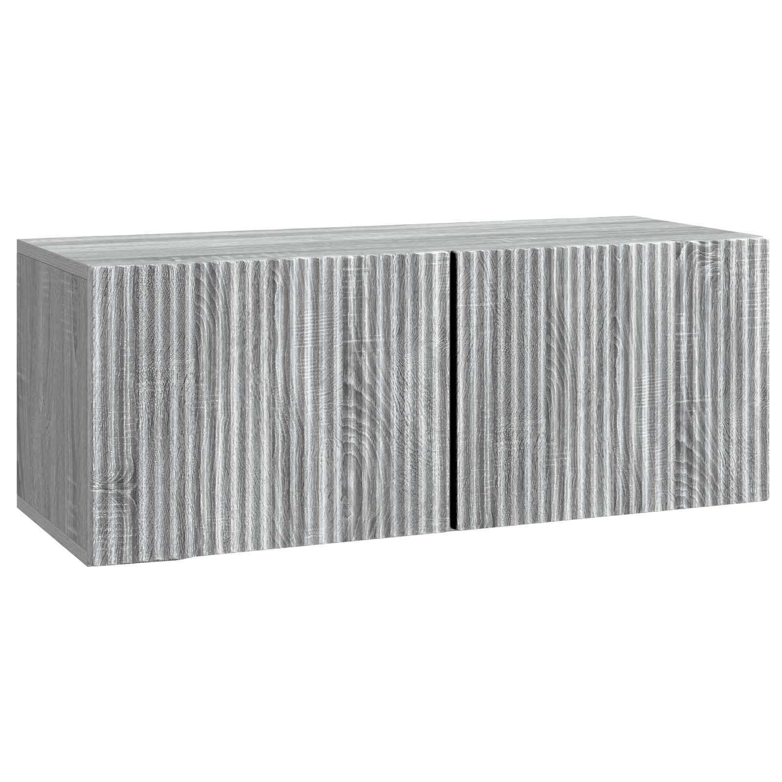 Wandmontierter TV-Schrank Graues Sonoma 78,5 x 31 x 30 cm