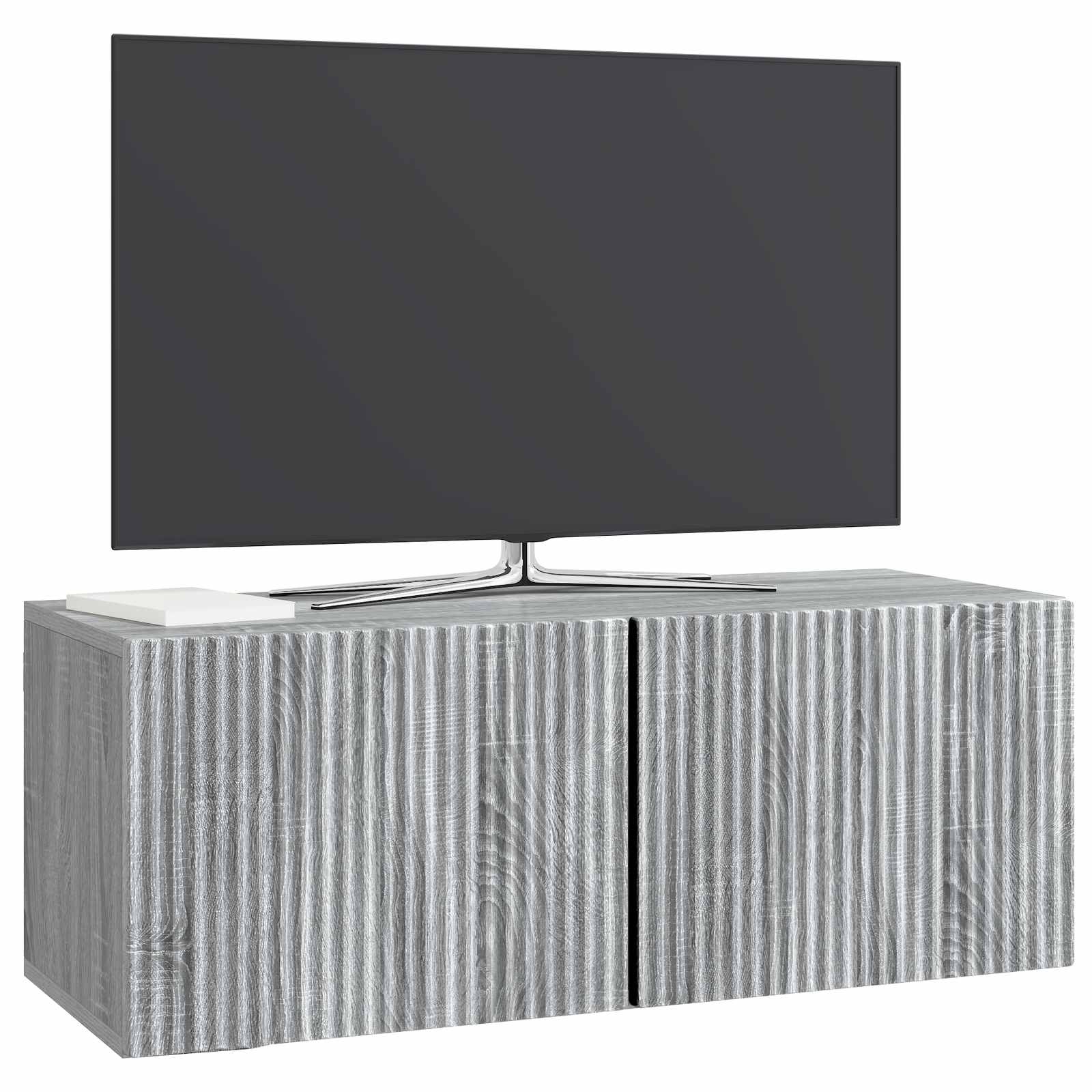 Wandmontierter TV-Schrank Graues Sonoma 78,5 x 31 x 30 cm
