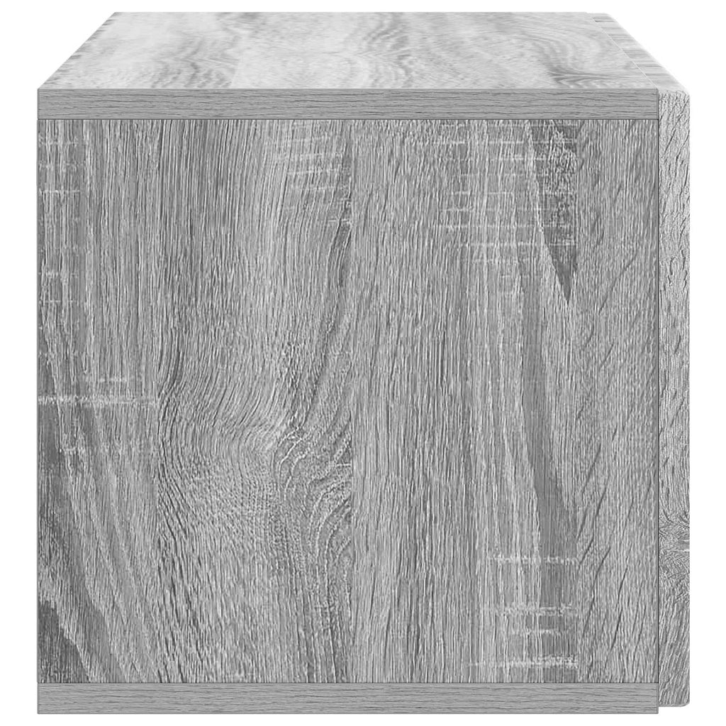 Wandmontierter TV-Schrank Graues Sonoma 78,5 x 31 x 30 cm