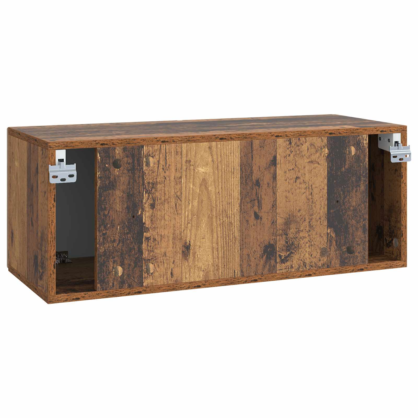 Wandmontierter TV-Schrank Altholz 78,5 x 31 x 30 cm