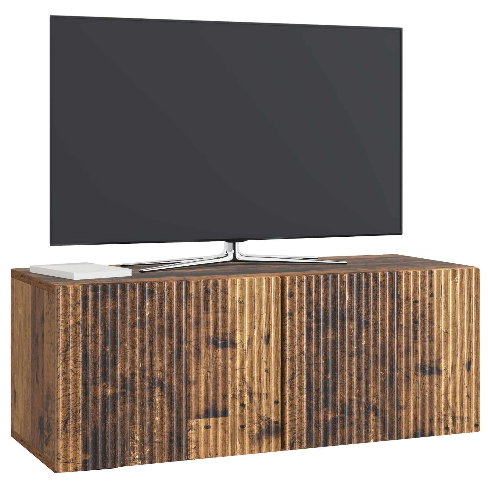 Wandmontierter TV-Schrank Altholz 78,5 x 31 x 30 cm