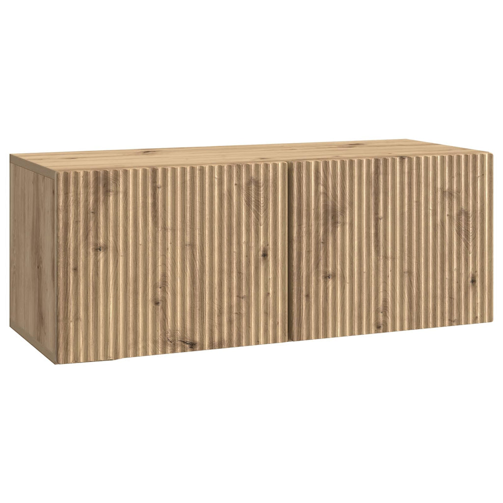 Wandmontierter TV-Schrank Artisan-Eiche 78,5 x 31 x 30 cm