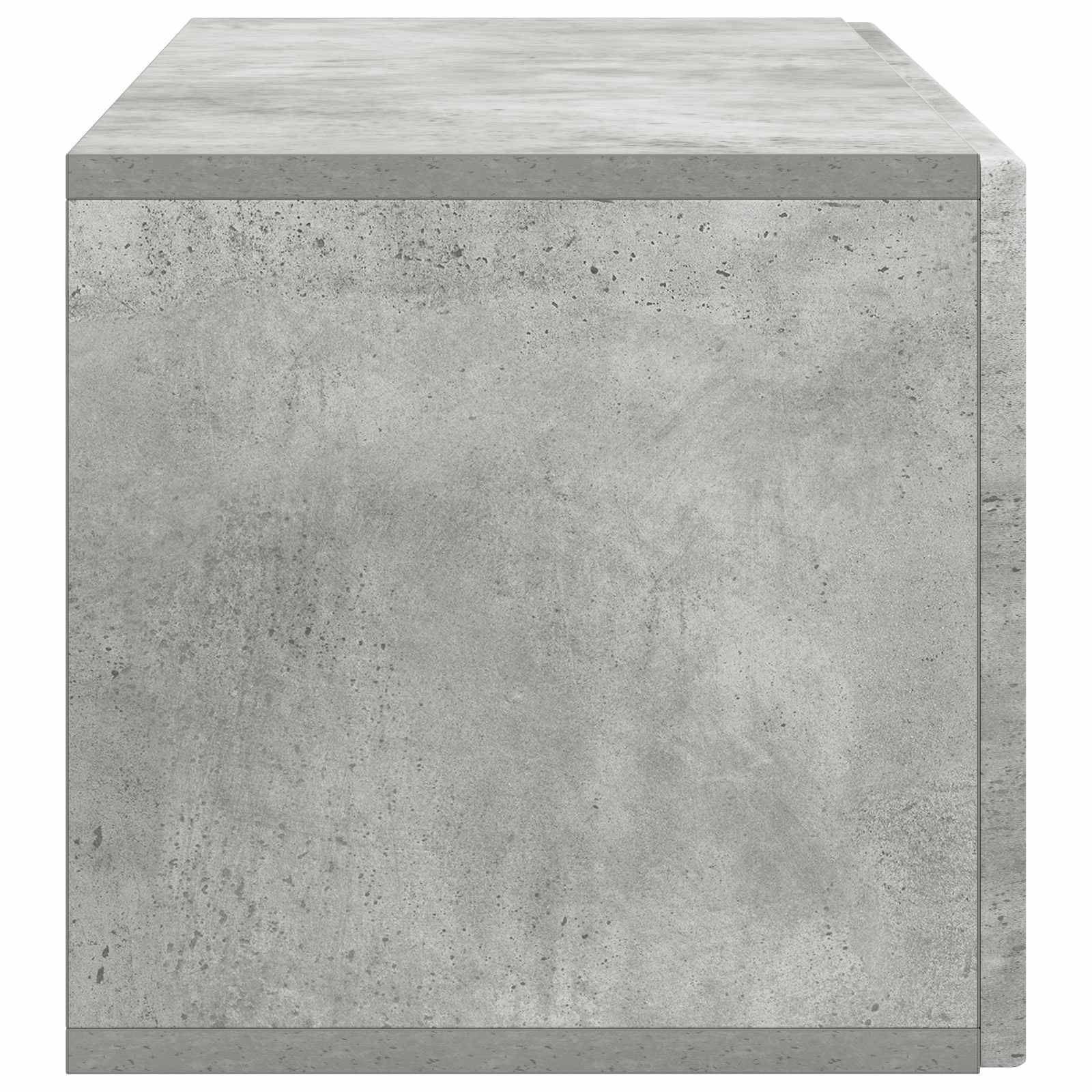 Wandmontierter TV-Schrank Betongrau 98 x 31 x 30 cm