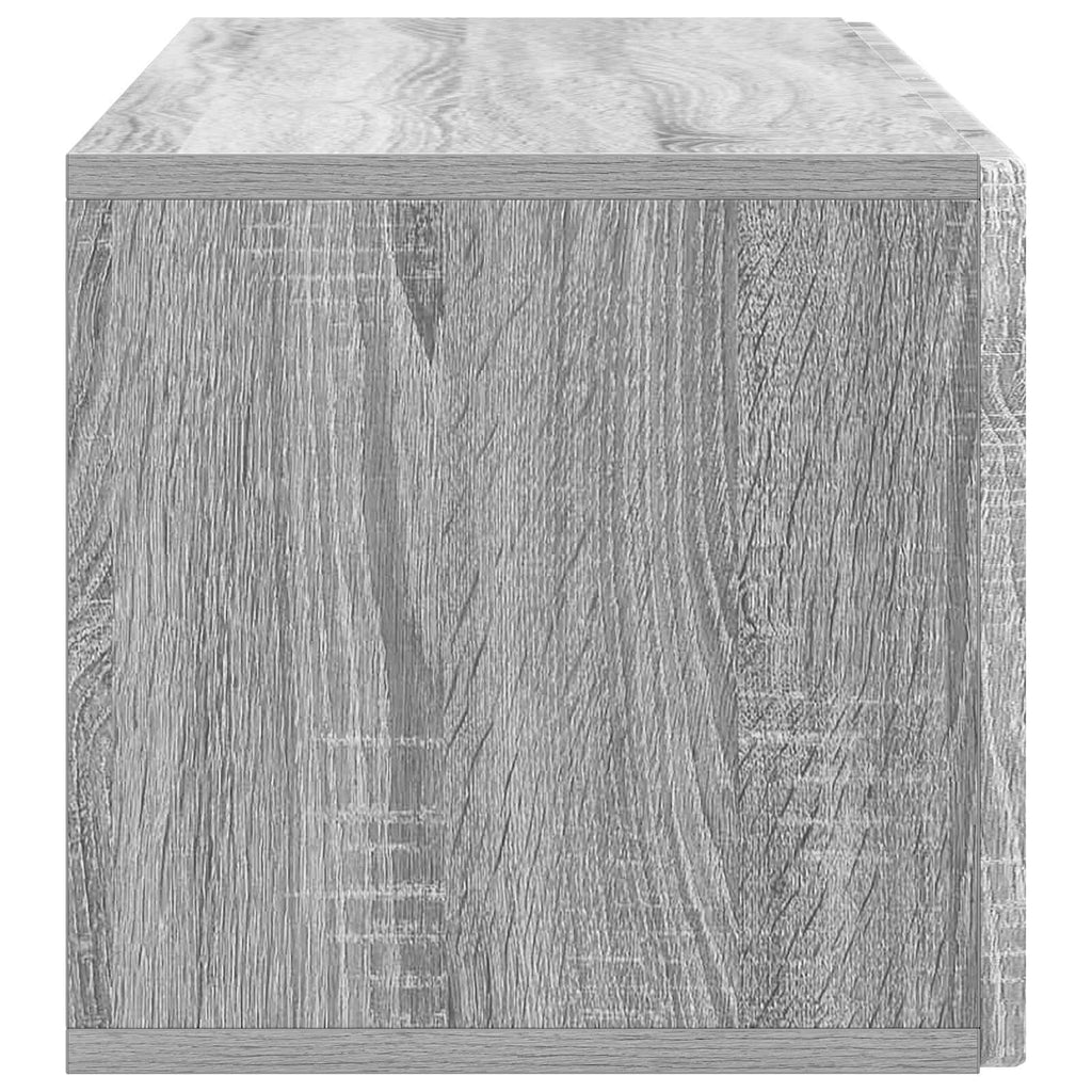 Wandmontierter TV-Schrank Graues Sonoma 98 x 31 x 30 cm