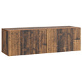 Wandmontierter TV-Schrank Altholz 98 x 31 x 30 cm Holzwerkstoff