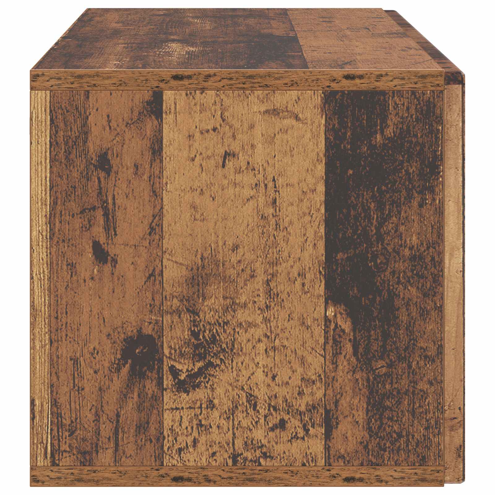 Wandmontierter TV-Schrank Altholz 98 x 31 x 30 cm Holzwerkstoff