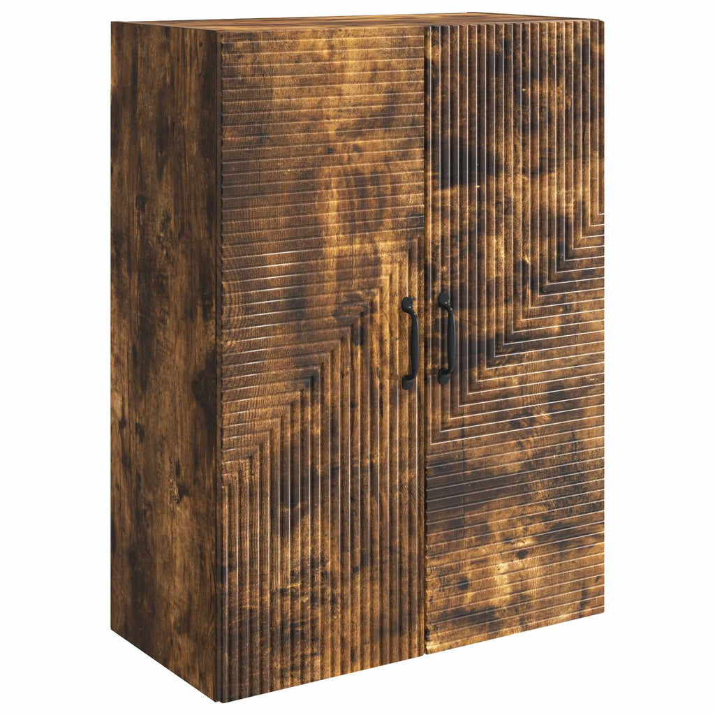Wandschrank Geräucherte Eiche 66 x 34,5 x 90 cm Holzwerkstoff