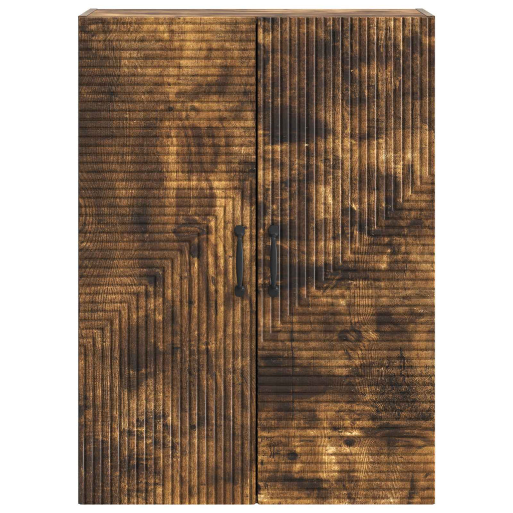 Wandschrank Geräucherte Eiche 66 x 34,5 x 90 cm Holzwerkstoff