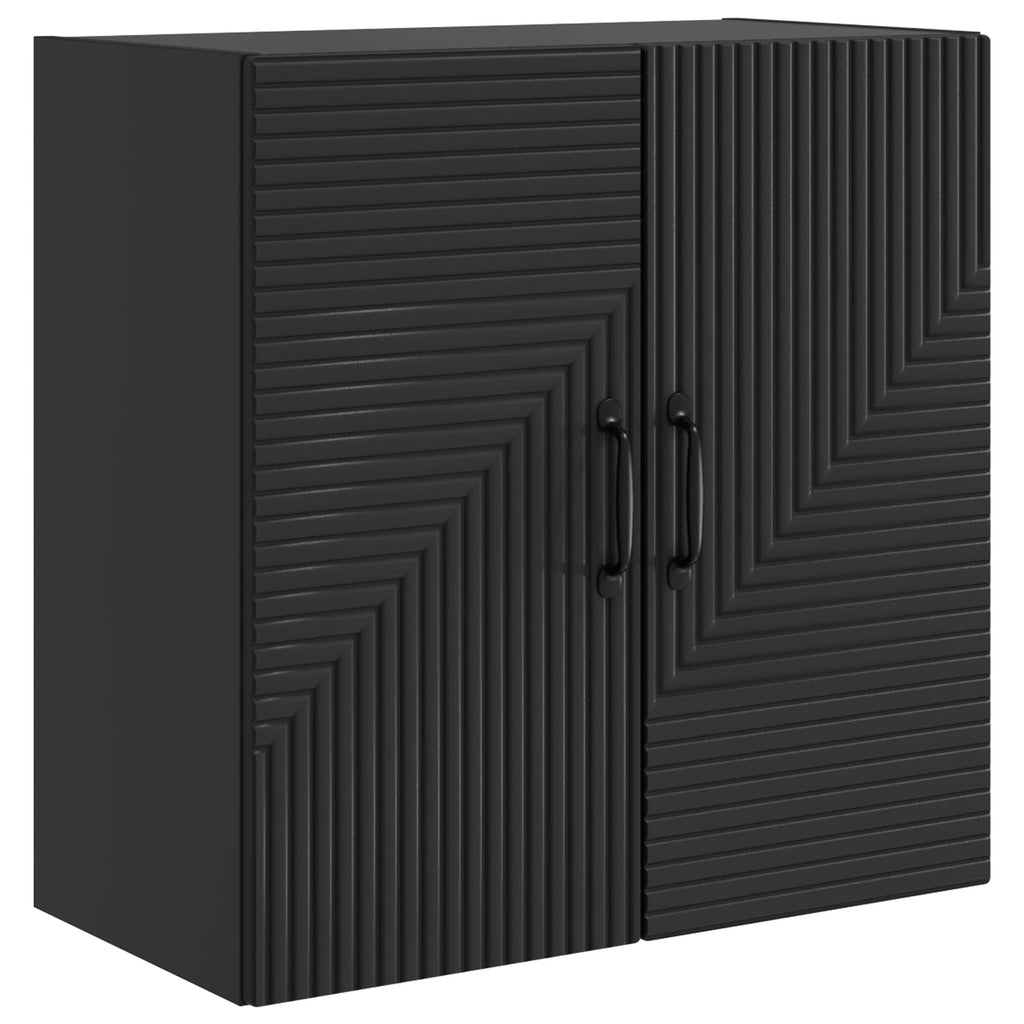 Wandschrank Schwarz 59 x 31 x 60 cm Holzwerkstoff