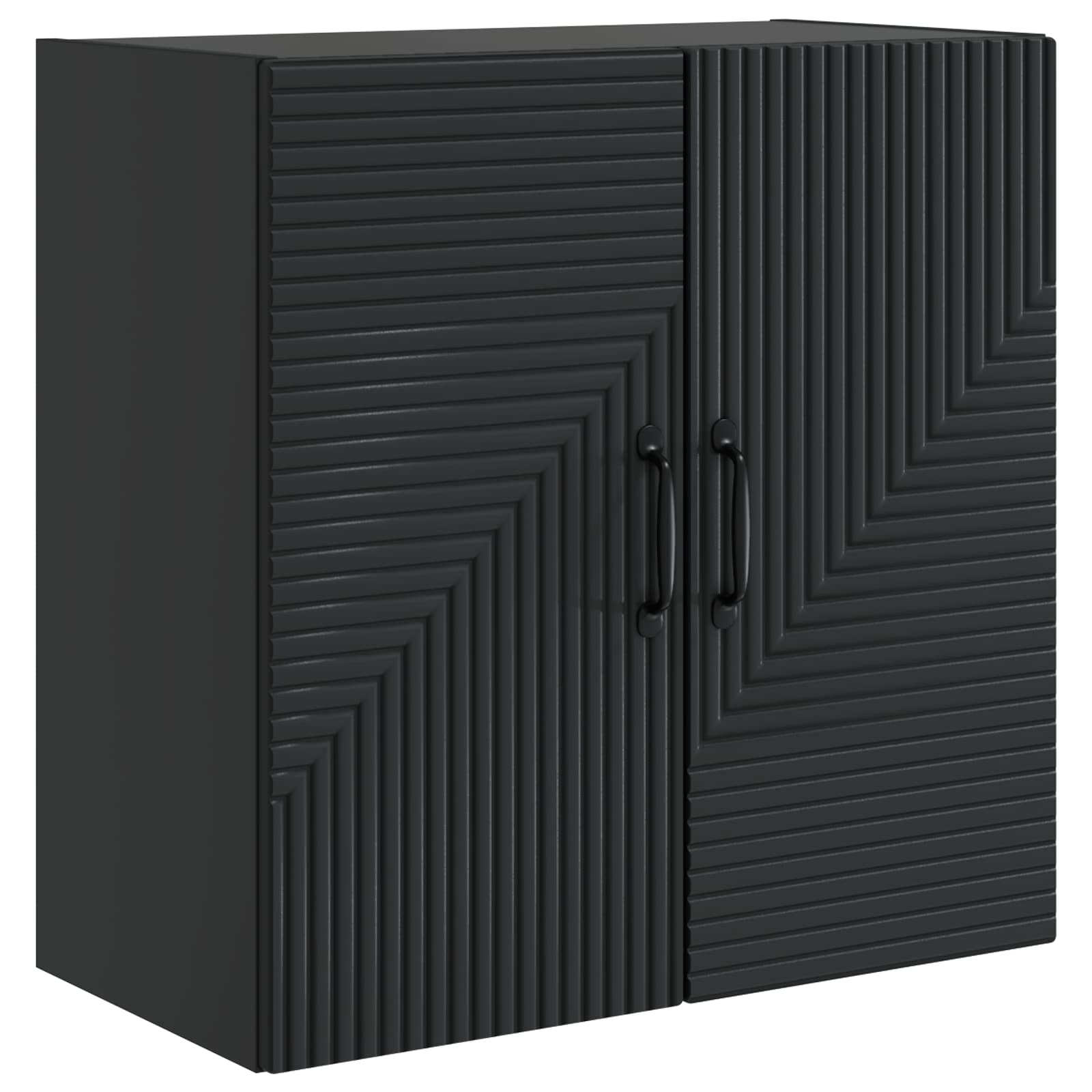 Wandschrank Schwarz 59 x 31 x 60 cm Holzwerkstoff