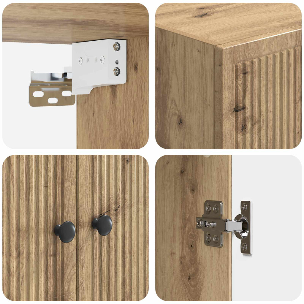 Wandschrank Artisan-Eiche 59 x 31 x 60 cm Holzwerkstoff