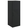 Wandschrank Schwarz 33 x 34,5 x 90 cm Holzwerkstoff