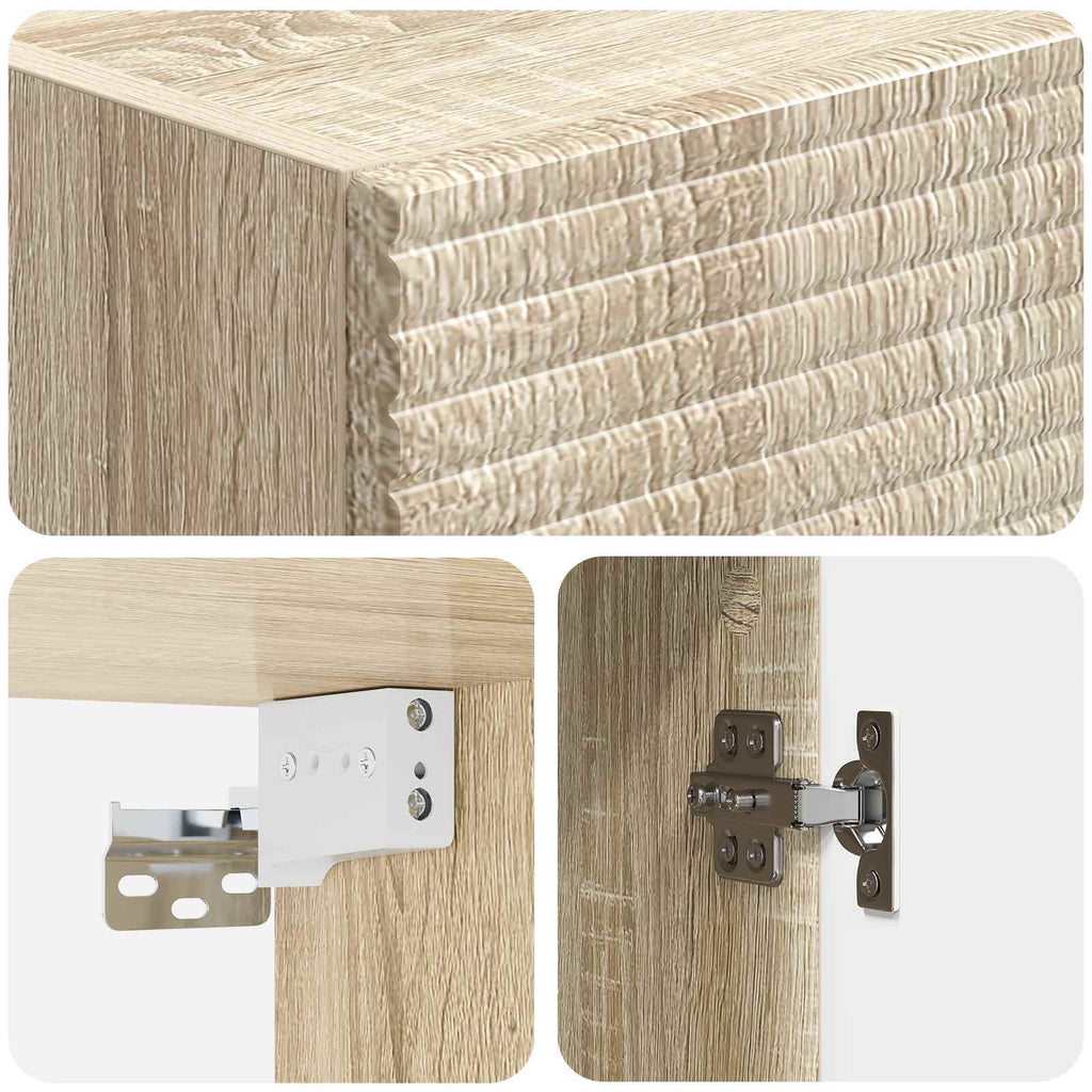 Wandschrank Sonoma-Eiche 33 x 34,5 x 90 cm Holzwerkstoff