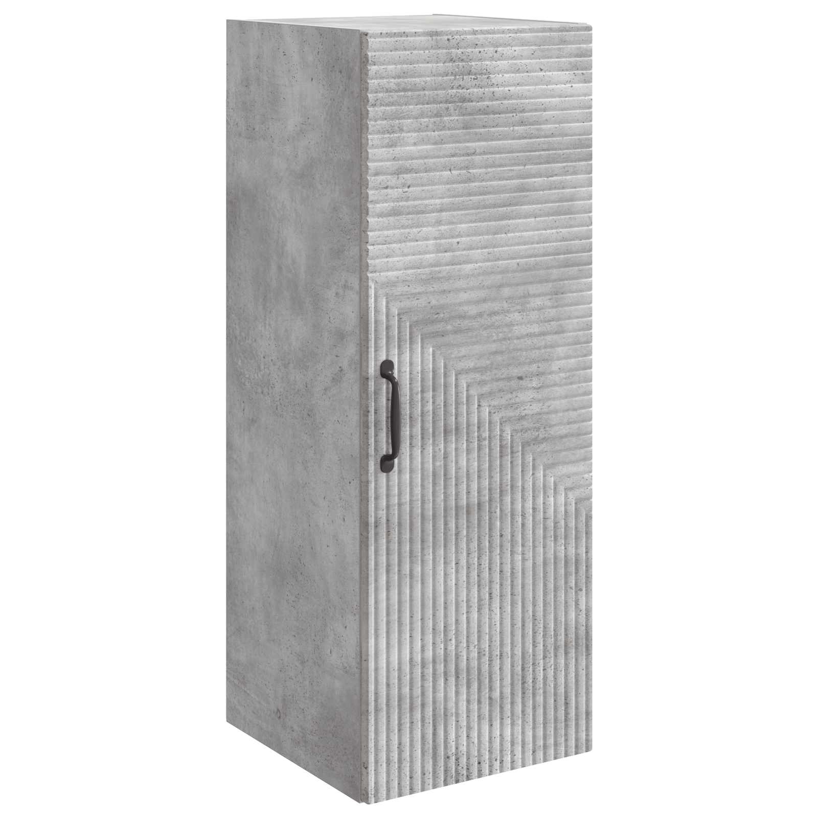Wandschrank Betongrau 33 x 34,5 x 90 cm Holzwerkstoff