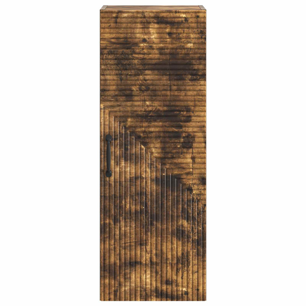 Wandschrank Geräucherte Eiche 33 x 34,5 x 90 cm Holzwerkstoff