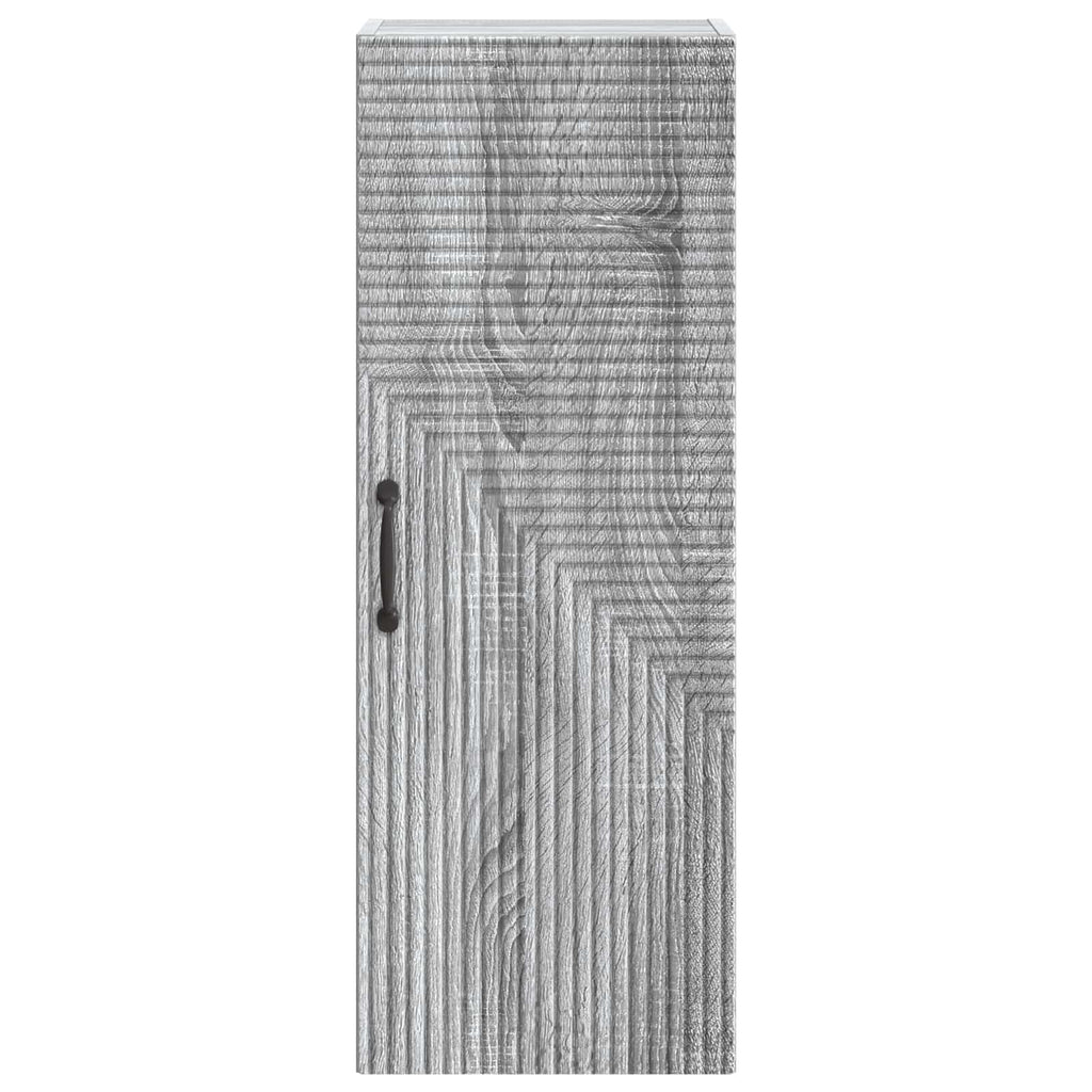 Wandschrank Grau Sonoma 33 x 34,5 x 90 cm Holzwerkstoff