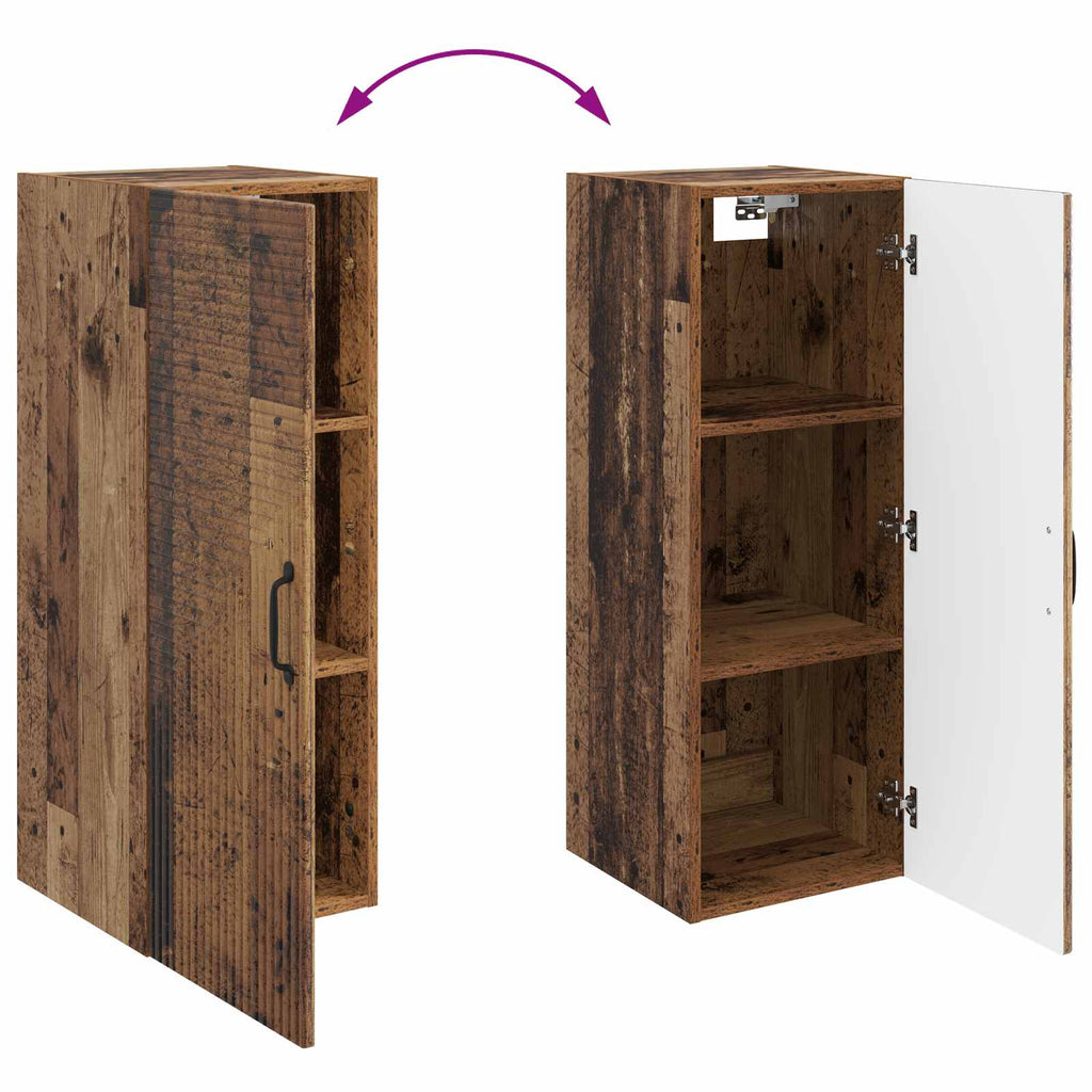 Wandschrank Altholz 33 x 34,5 x 90 cm Holzwerkstoff
